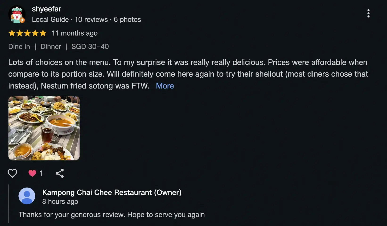 Customer review 6